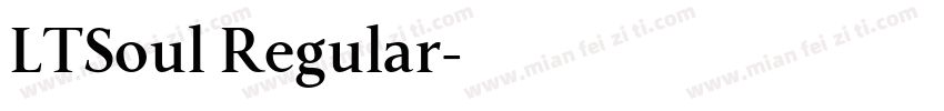 LTSoul Regular字体转换
